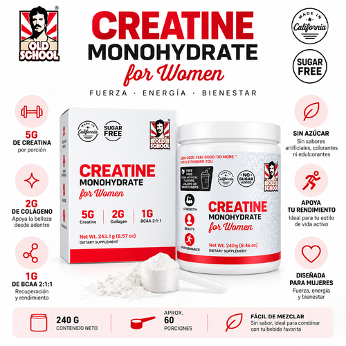 Creatina Monohidratada Para Mujer